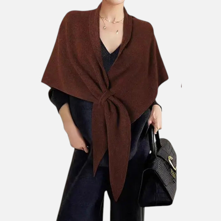 Charles Maison | Women’s Oversized Wool-Blend Triangle Shawl Scarf
