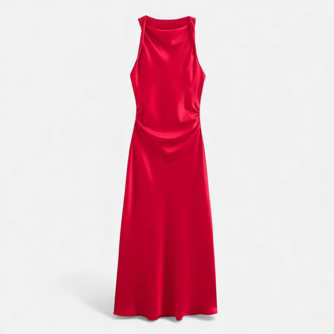 Charles Maison | Women’s Satin Slip Midi Dress