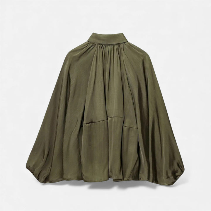 Charles Maison | Women’s Pleated Lapel Blouse