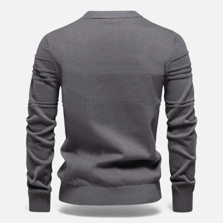 Charles Maison | Men’s Slim Fit Structured Knit Sweater