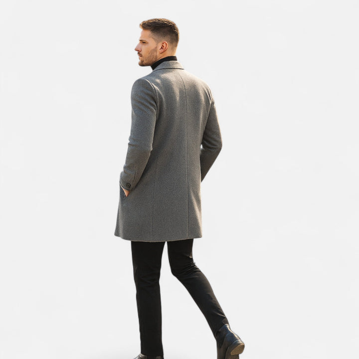 Charles Maison | Men’s Classic Wool Overcoat