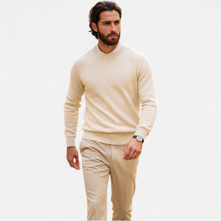 Charles Maison | Men’s Loose-Fit Cashmere Wool Jumper