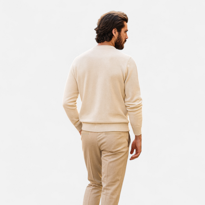 Charles Maison | Men’s Loose-Fit Cashmere Wool Jumper