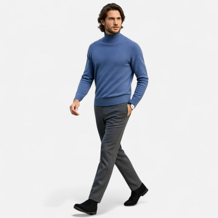 Charles Maison | Men’s Pure Wool Turtleneck Sweater