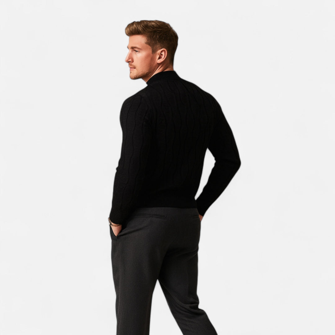 Charles Maison | Men’s Classic Crewneck Knit Sweater