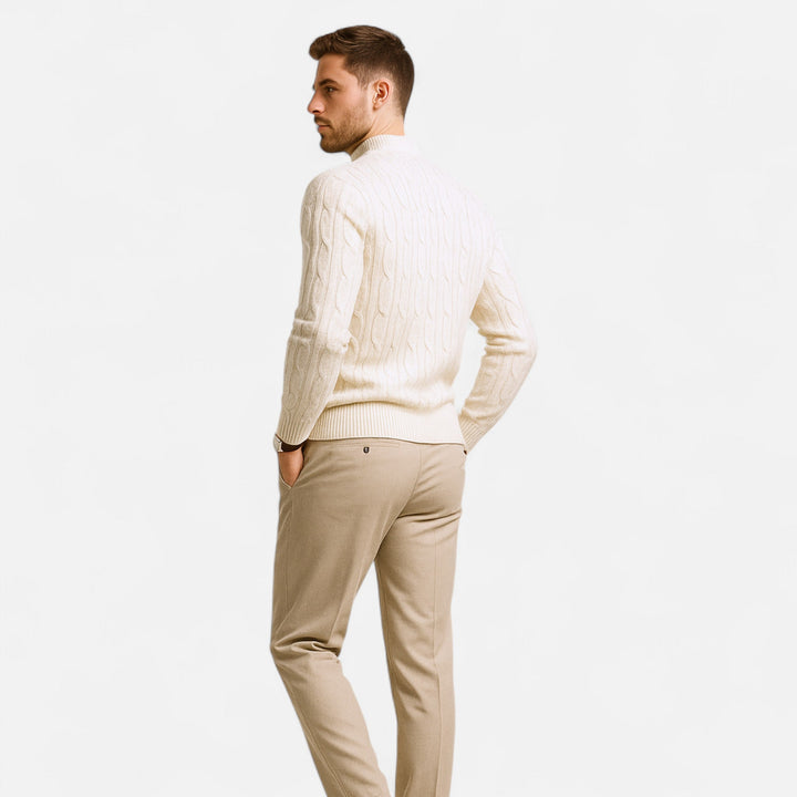 Charles Maison | Men’s Classic Crewneck Knit Sweater