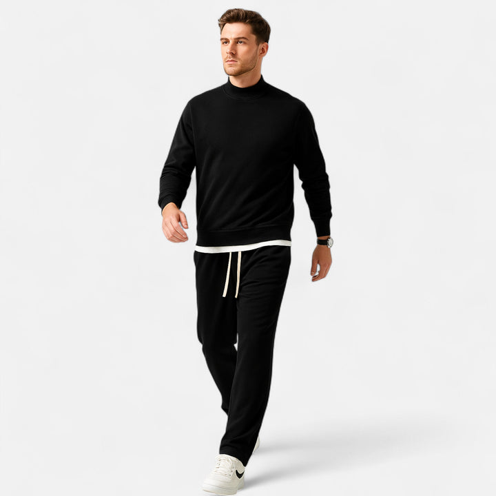 Charles Maison | Men’s Wide-Leg Cotton Jogger Pants