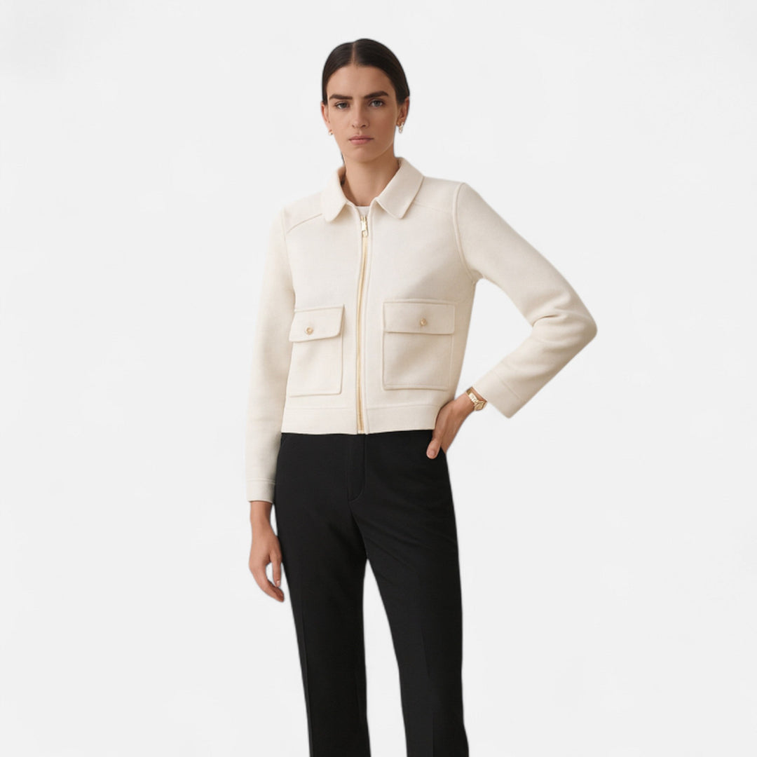 Charles Maison | Women’s Elegant Winter Zip Jacket