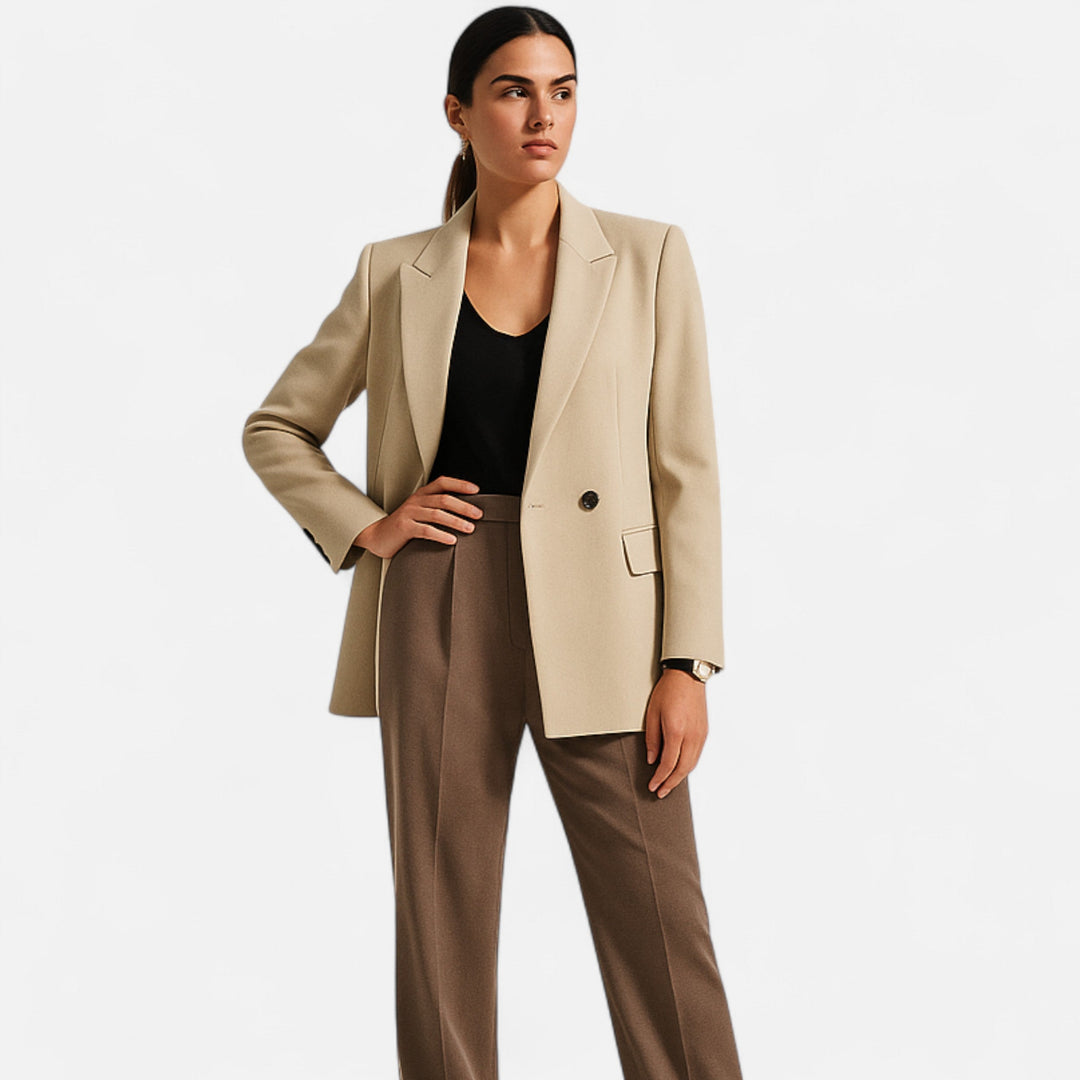 Charles Maison | Women’s Double-Breasted Vintage Blazer