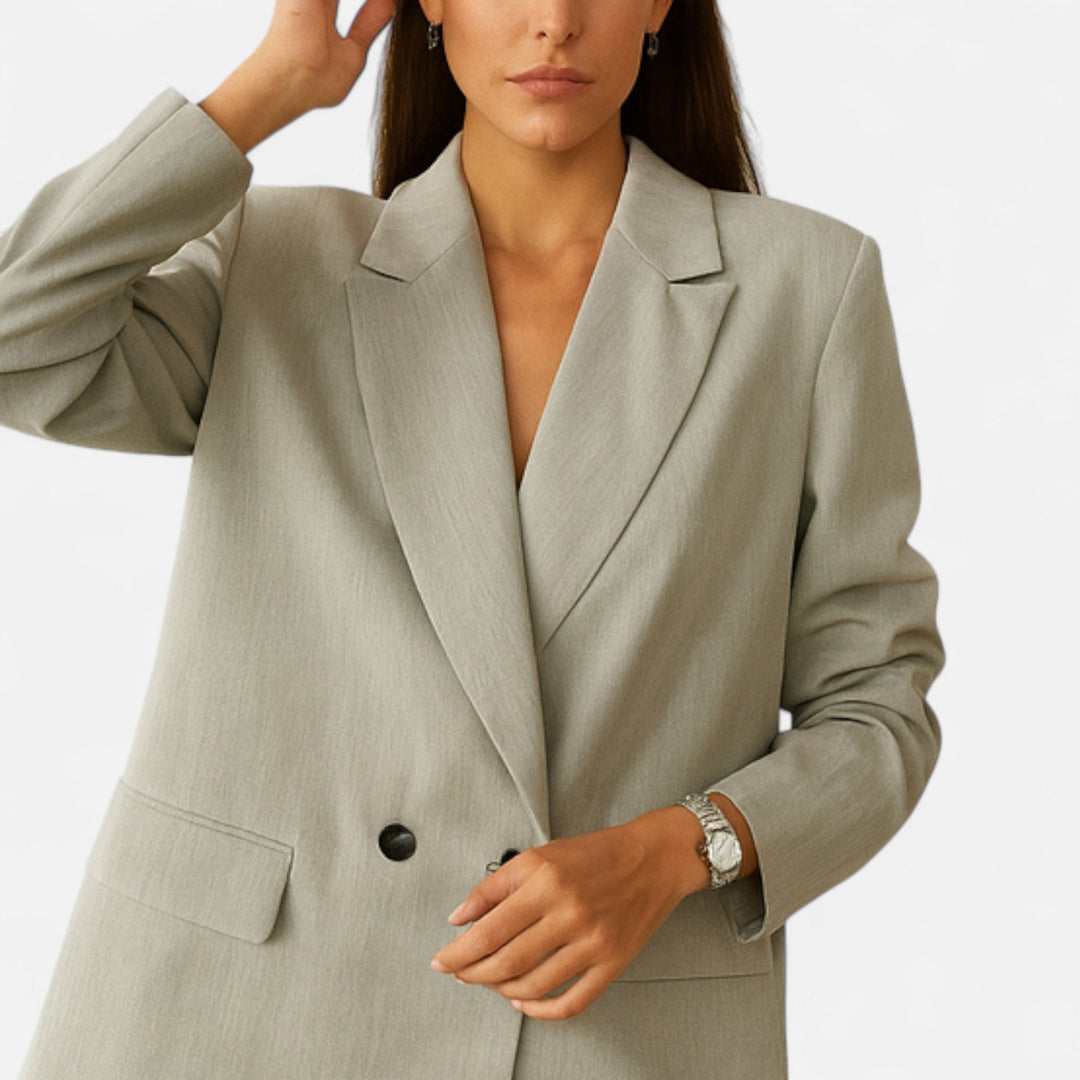Charles Maison | Women’s Double-Breasted Vintage Blazer