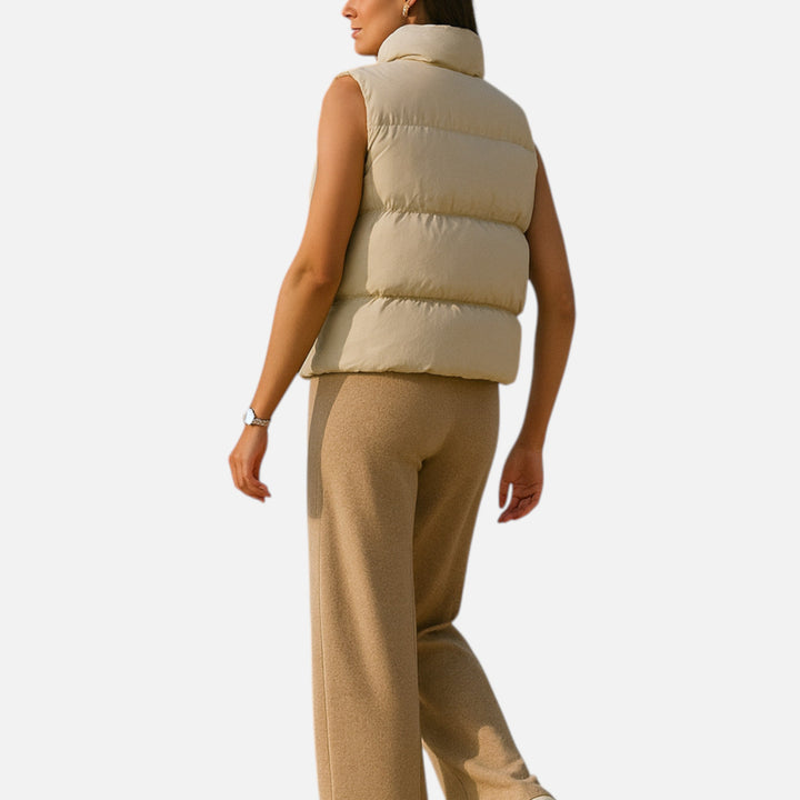 Charles Maison | Women’s Elegant High-Waist Winter Vest