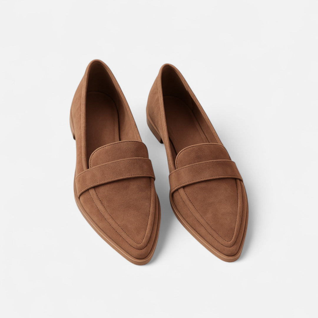 Charles Maison | Women’s Retro Pointed-Toe Loafers