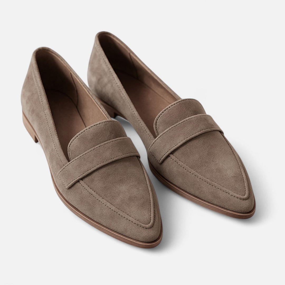 Charles Maison | Women’s Retro Pointed-Toe Loafers