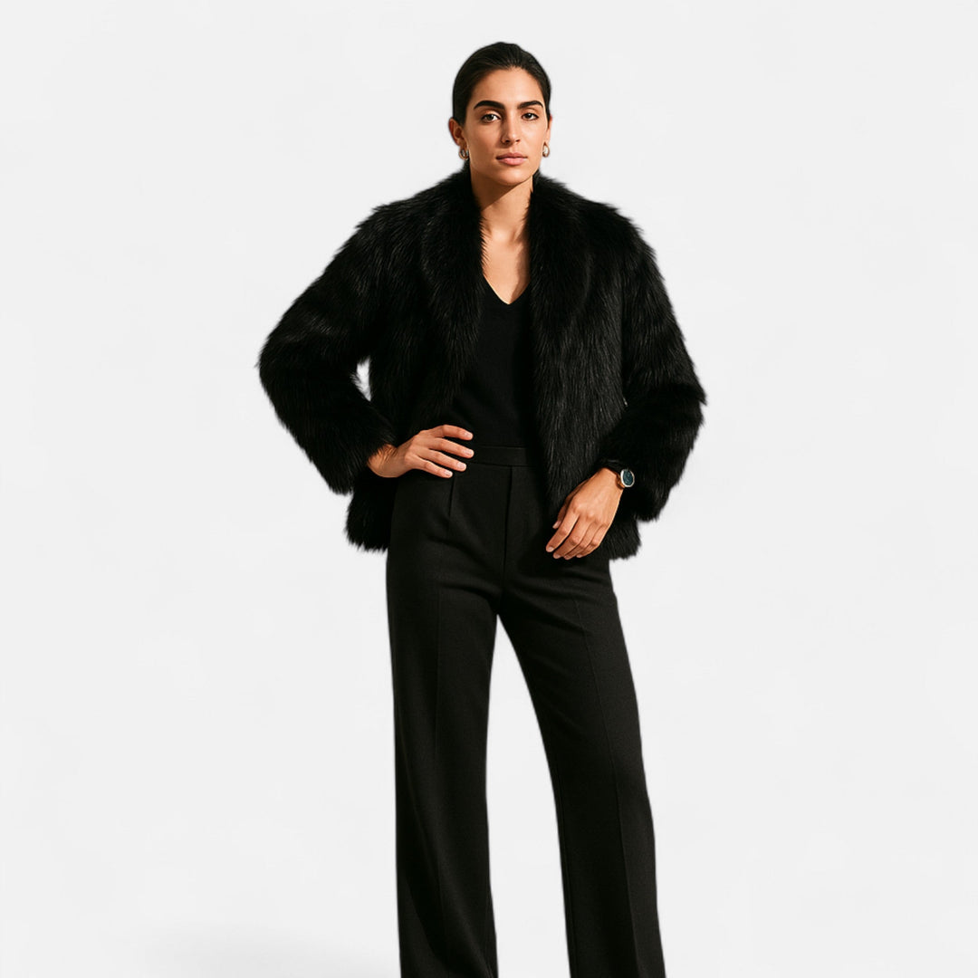 Charles Maison | Women’s Plush Faux Fur Winter Coat