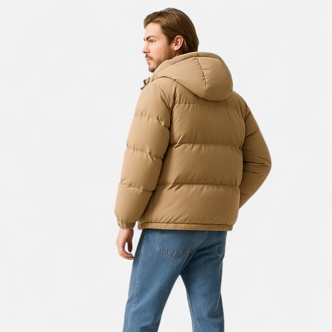Charles Maison | Unisex Hooded Cotton Puffer Jacket