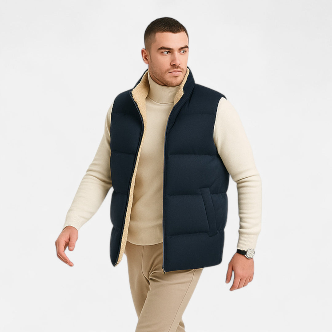 Charles Maison | Men’s Lamb Wool Winter Vest