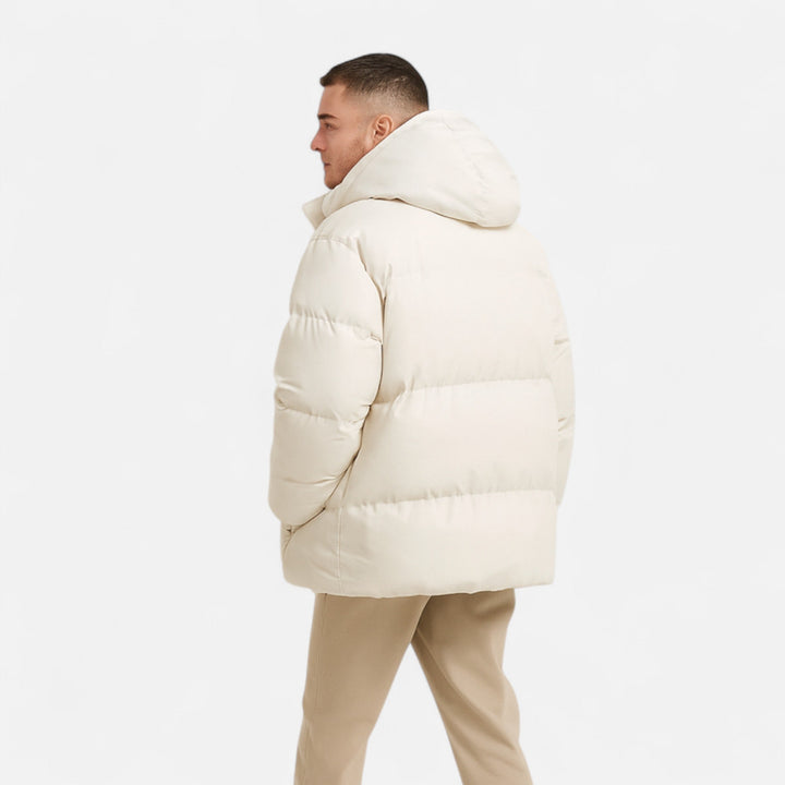 Charles Maison | Men’s Detachable-Hood Padded Jacket