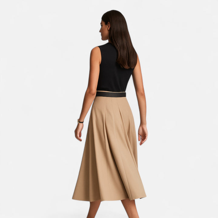 Charles Maison | Women’s Pleated Knitted Midi Dress