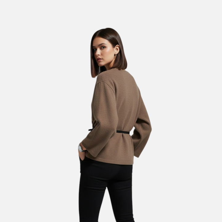 Charles Maison | Women's Elegant Wrap Sweater