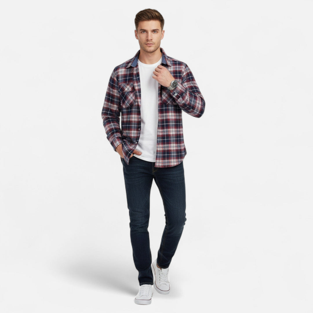 Charles Maison | Men’s Oversized Lightweight Shirt Jacket