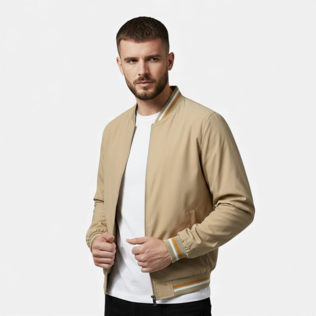 Charles Maison | Men’s Thick Bomber Jacket for Autumn/Winter