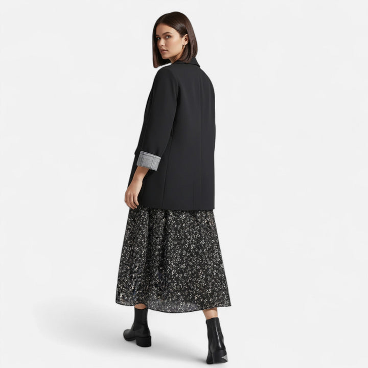 Charles Maison | Women’s Autumn Dress – Chiffon Elegance