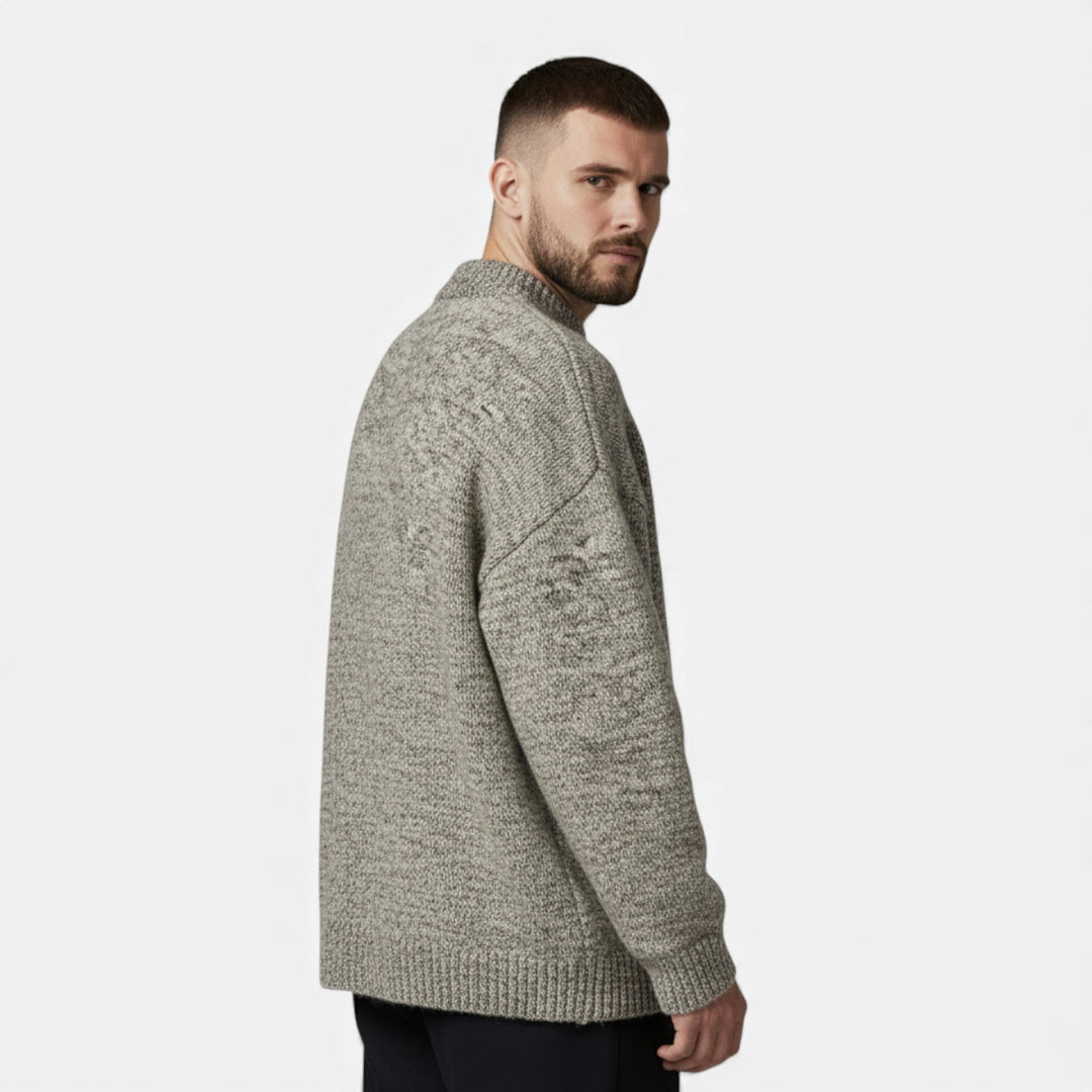 Charles Maison | Men’s Wool-Effect Crew Neck Sweater