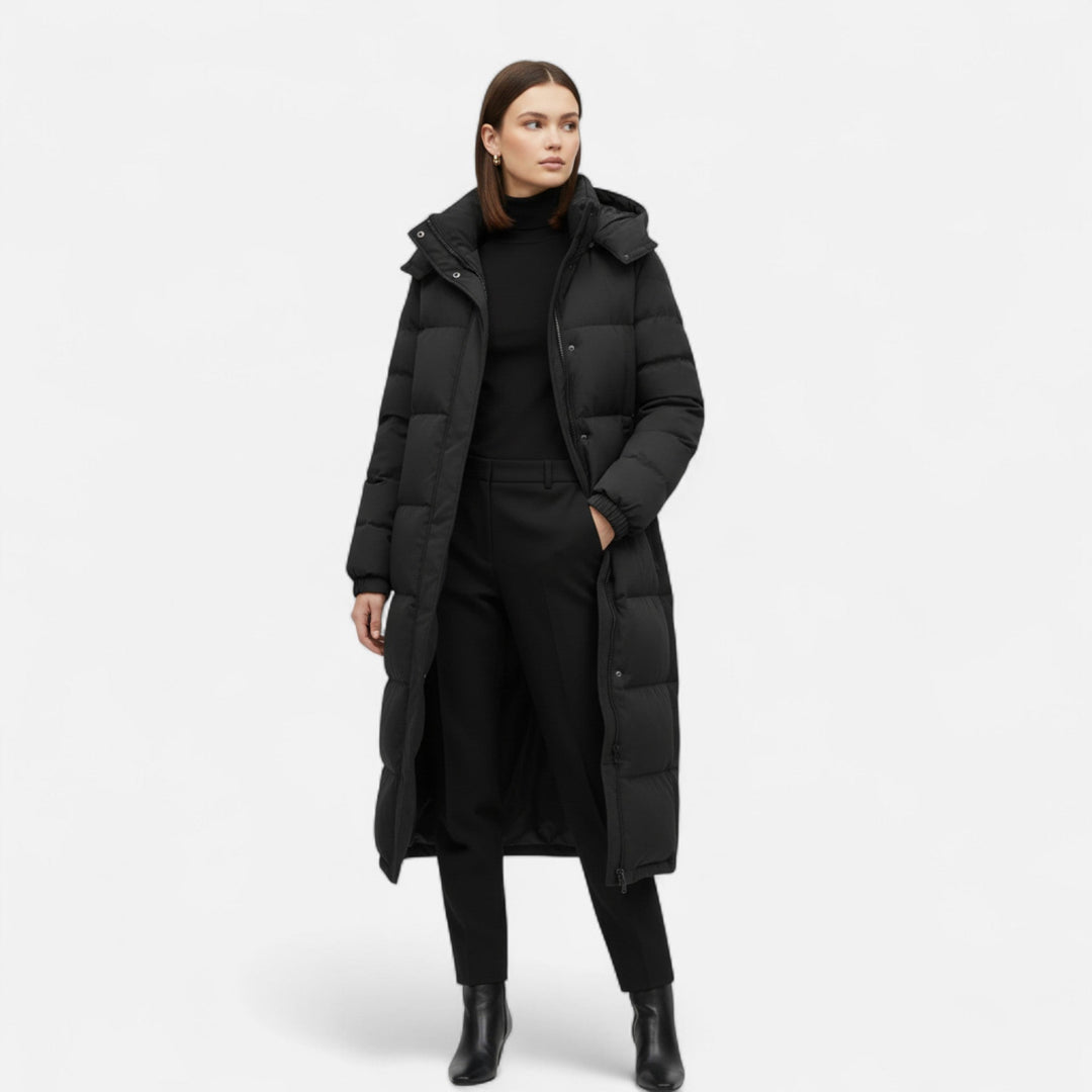 Charles Maison | Unisex Long Cotton Puffer Jacket