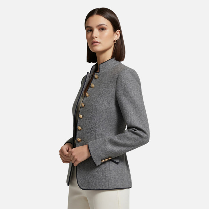 Charles Maison | Women’s Double-Breasted Wool Blazer