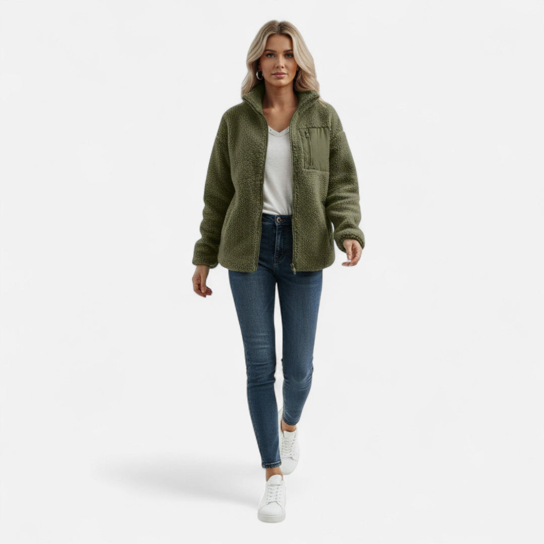 Charles Maison | Women’s Heritage Fleece Teddy Coat