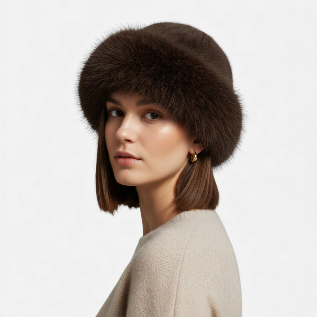 Charles Maison | Women’s Fluffy Faux Fur Fisherman Hat