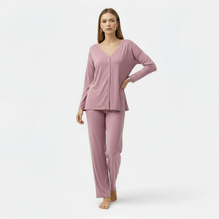 Charles Maison | Women’s Two-Piece Cashmere-Touch Loungewear Set
