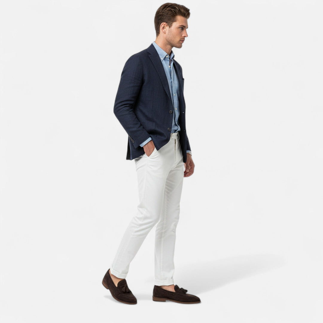 Charles Maison | Men’s Nubuck Leather Loafers | Classic British Style