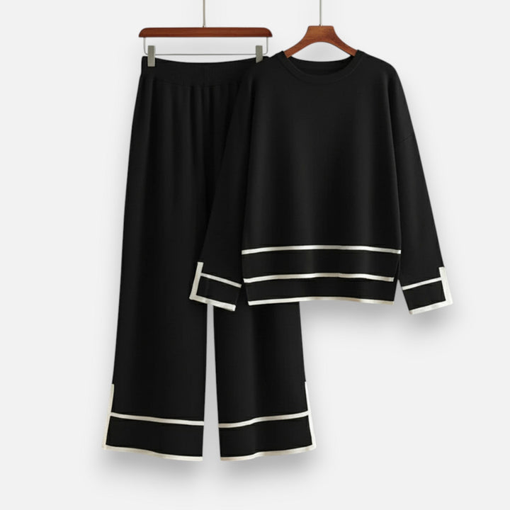 Charles Maison | Women’s Knitted Two-Piece Set – Effortless Winter Poise