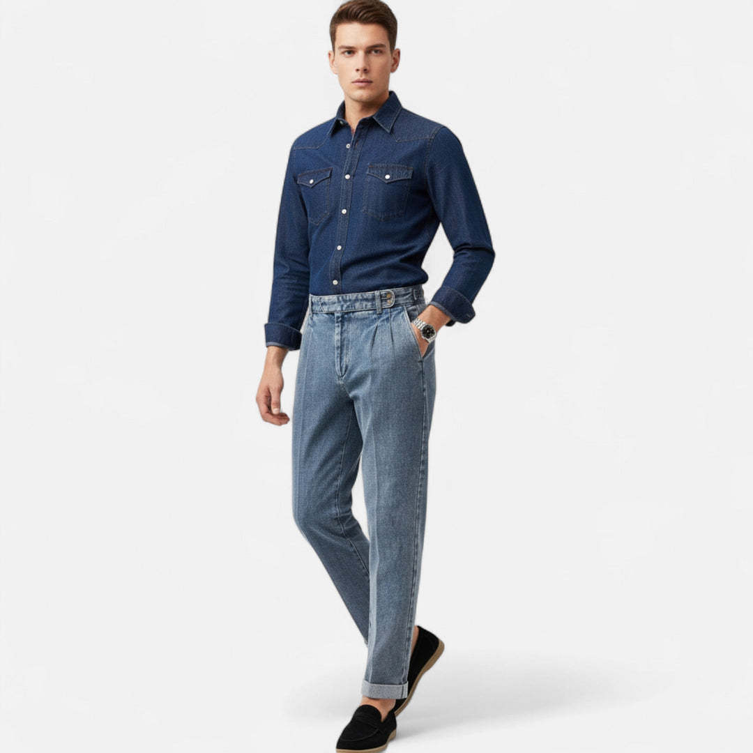 Charles Maison | Men’s Vintage Jeans | Classic Straight Fit