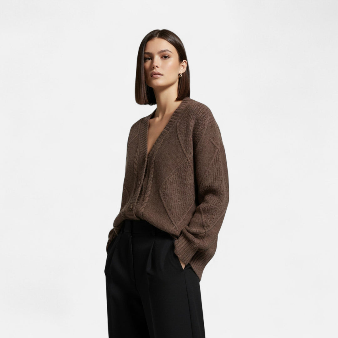 Charles Maison | Women’s Knit Autumn Cardigan