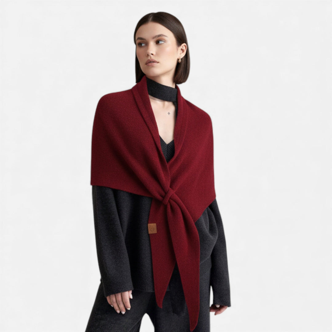 Charles Maison | Women’s Oversized Wool-Blend Triangle Shawl Scarf
