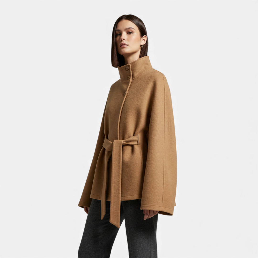 Charles Maison | Women’s Short Belted Cape Coat