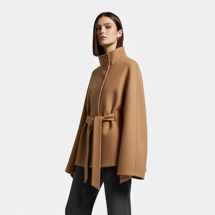 Charles Maison | Women’s Short Belted Cape Coat