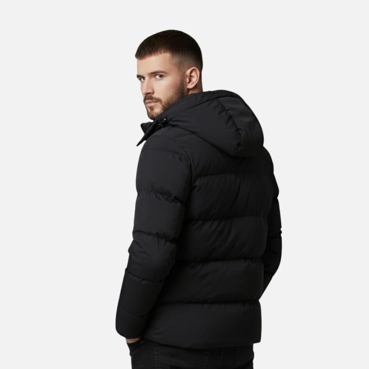 Charles Maison | Men’s Hooded Puffer Jacket – Timeless Cold Weather Layer