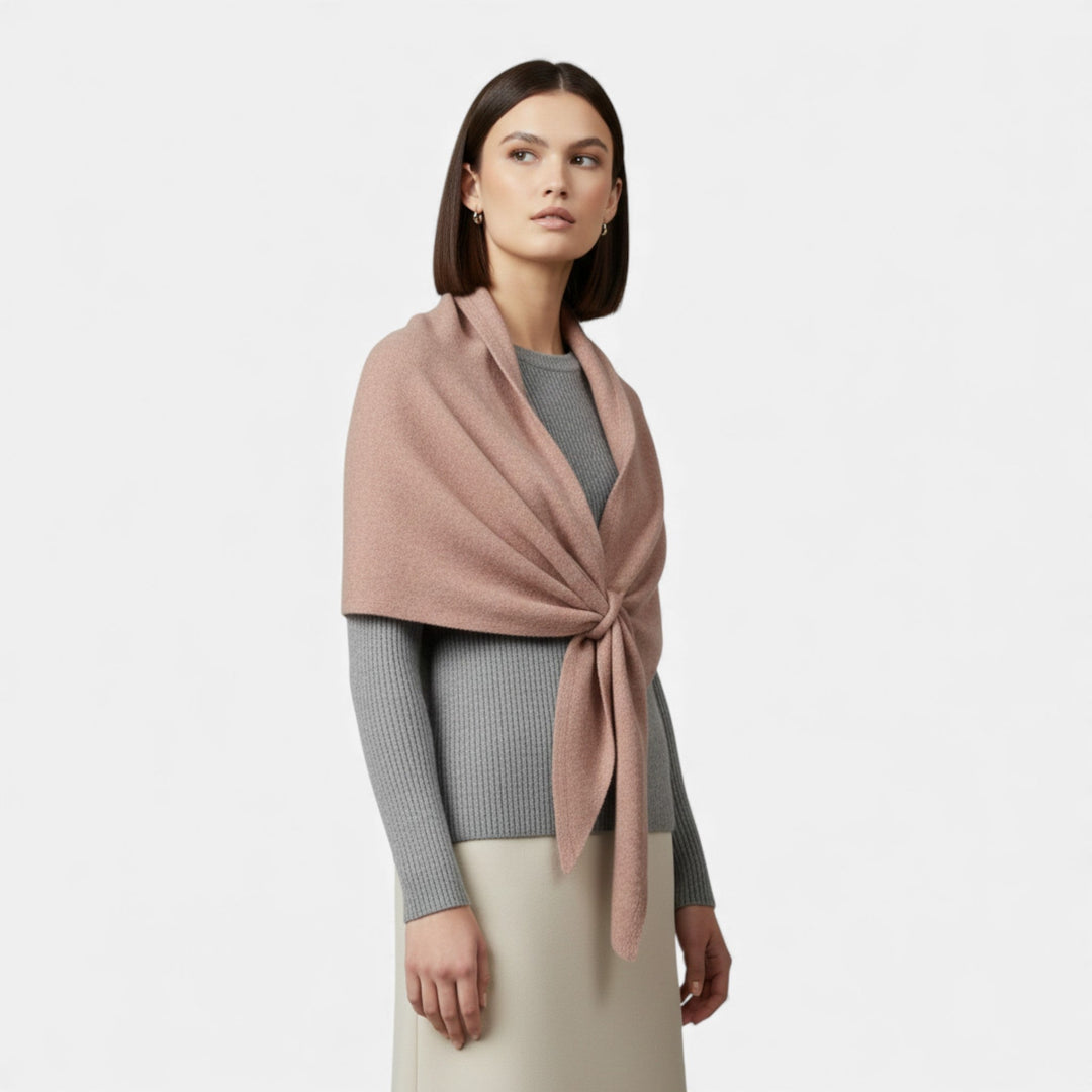 Charles Maison | Women’s Oversized Wool-Blend Triangle Shawl Scarf