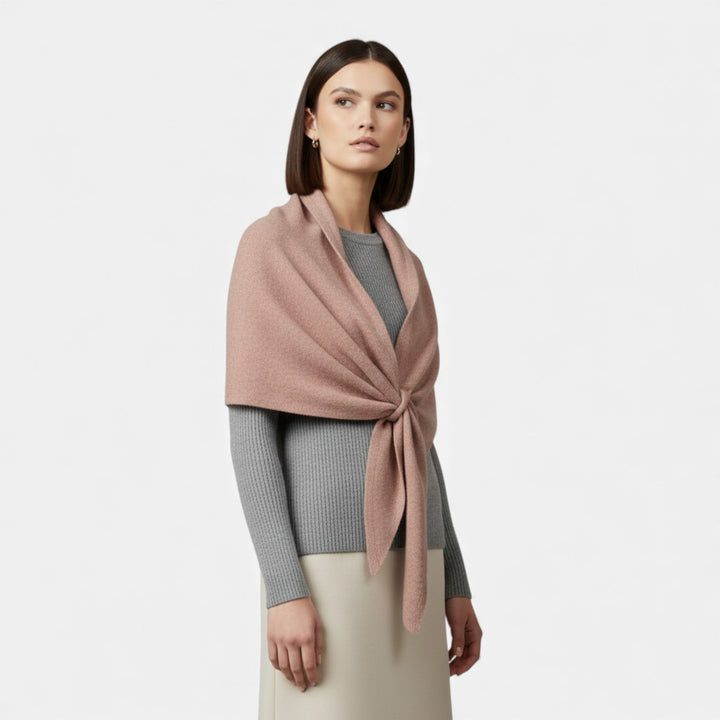 Charles Maison | Women’s Oversized Wool-Blend Triangle Shawl Scarf