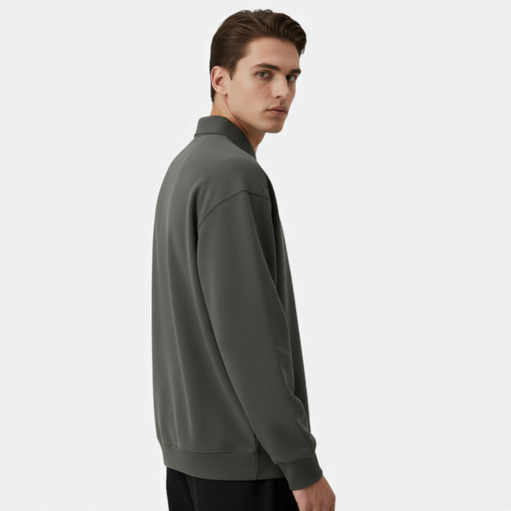 Charles Maison | Men’s Polo Knit Sweater for Autumn/Winter