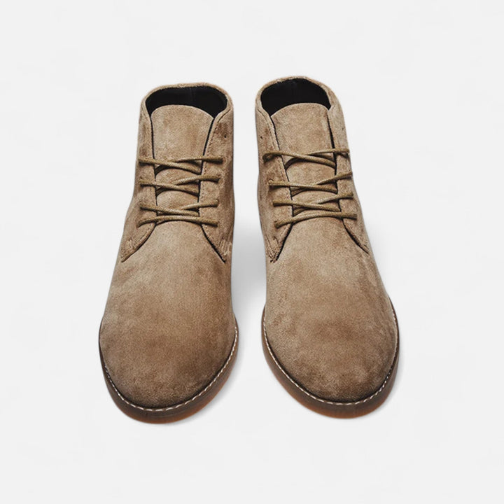Charles Maison | Men’s Suede Chelsea Boots — Khaki Heritage