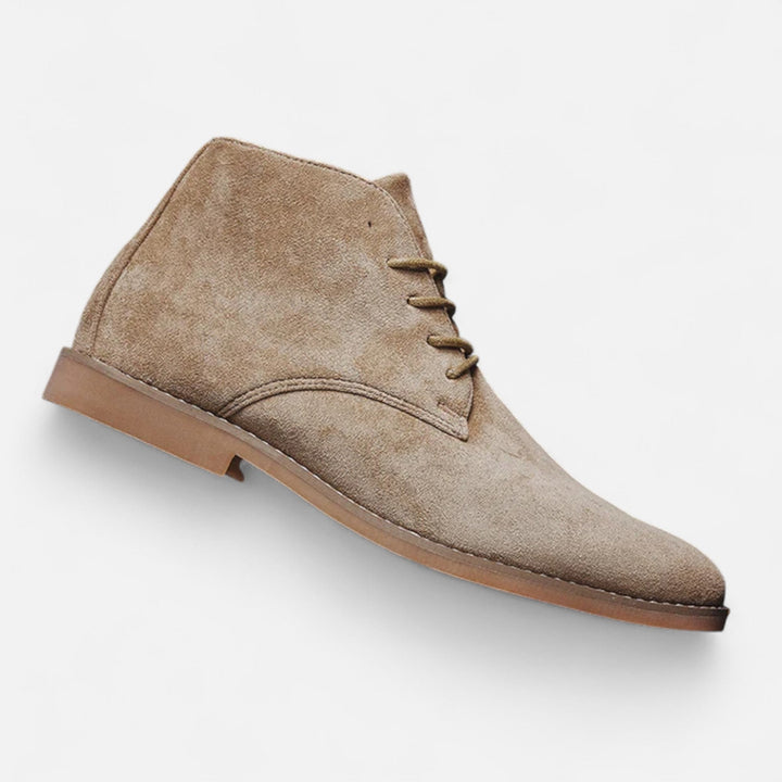 Charles Maison | Men’s Suede Chelsea Boots — Khaki Heritage
