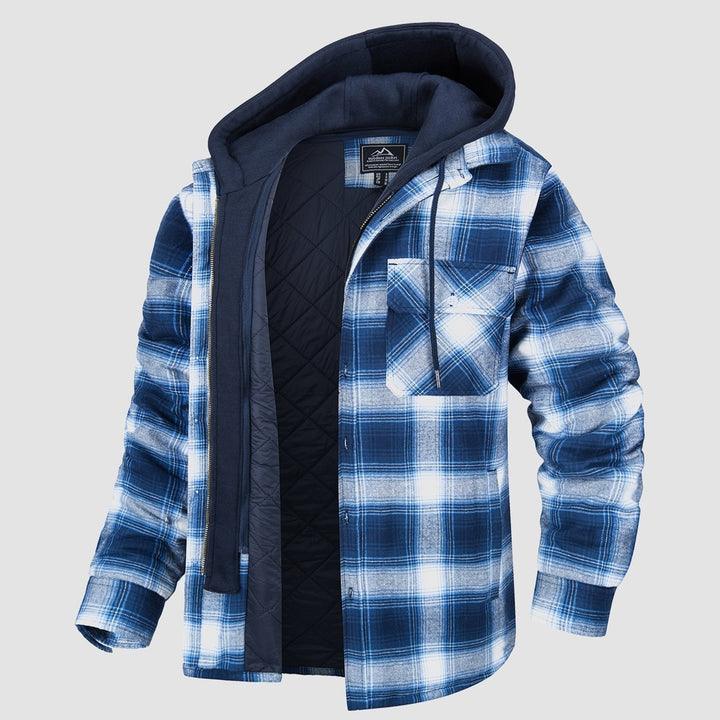 Flannel Jacket with Hood