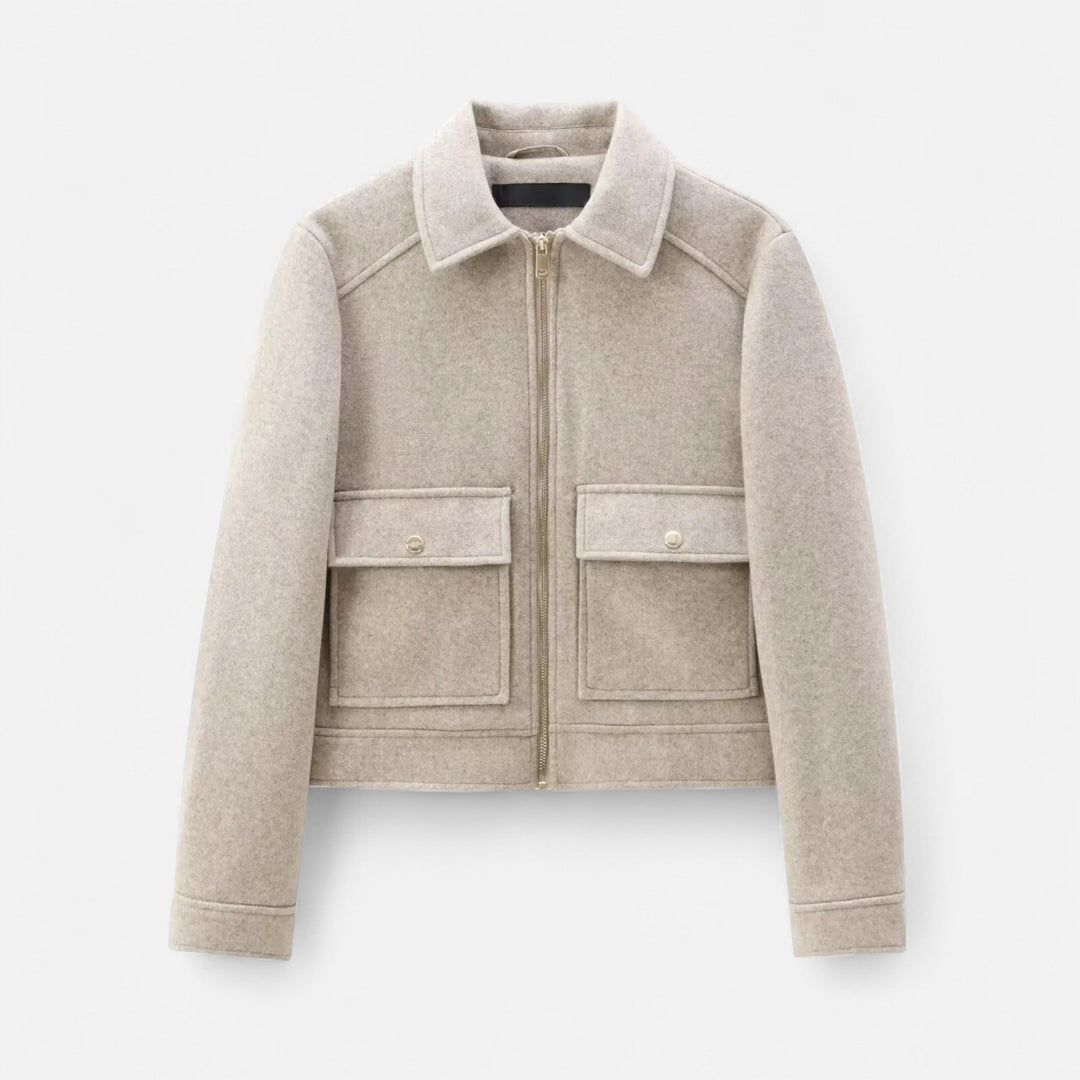 Charles Maison | Women’s Elegant Winter Zip Jacket