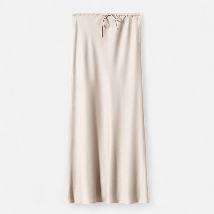 Charles Maison | Women's Elegant High-Waist Satin Skirt