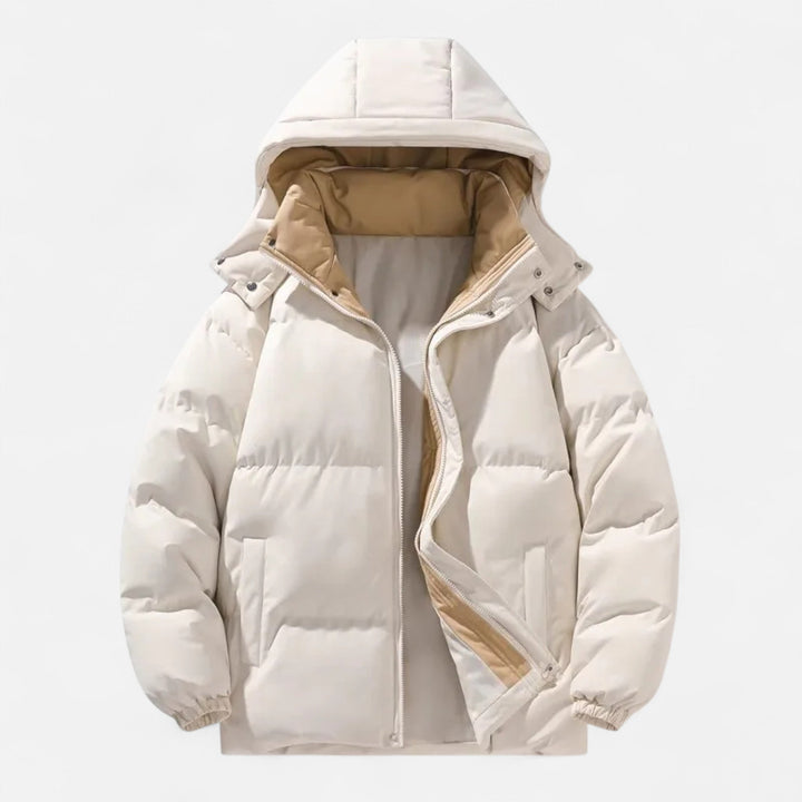 Charles Maison | Men’s Detachable-Hood Padded Jacket