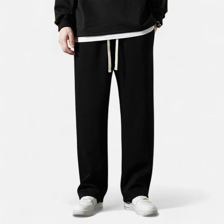 Charles Maison | Men’s Wide-Leg Cotton Jogger Pants